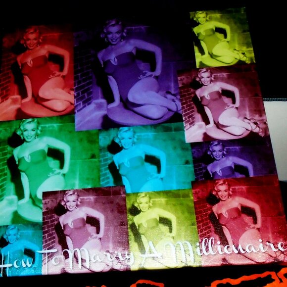 marilyn monroe how to marry a millionaire canvas photo wood art - actress jfk - Picture 2 of 8